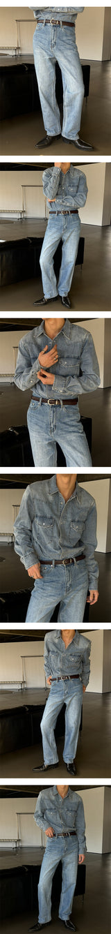 [S/S] Western denim shirts jacket(2color)