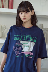 26SS★ Blue Anchor Short Sleeve Tee
