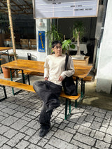 No.1457 M washing crop T (6color)