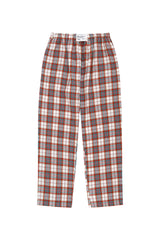 FW PRSレッドブルーチェックパジャマセットアップ