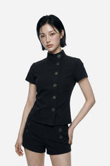 モードボタンTシャツ