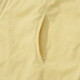 KIRSH PLAIN INCISION WOVEN WINDBREAKER [LIGHT YELLOW]