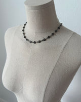 [MADE]  black open close necklace