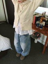 Double Cut Balloon Denim (4c)