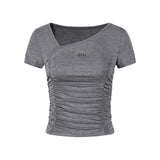 Tarin Off Neck Shirring Tee
