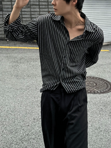Oasis Stripe Satin Shirt