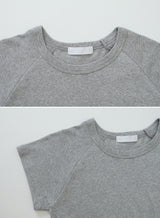 テナベーシック半袖クロップTシャツ (5color)