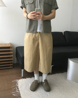 トートバミューダコットンパンツ