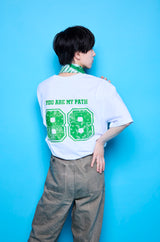 オクトパスフットボールTシャツ（グリーン）
