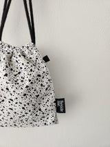 terazzo フラットストリングポーチバッグ - ホワイト M