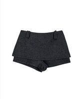 person classic wool mini sk / pt ( belt set )