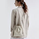 LUZIN MINI シープスキンショルダーバッグ / Bright Ivory