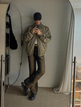 ASCLO Sand Brush Flare Denim Pants (2color)