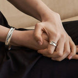 SAND DUNE RING (M) (SILVER)