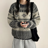 Loa Snow Flake Nordic Pattern Knit