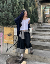 フランキーセルバッジバミューダパンツ