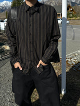 Void Cotton Striped Shirt 2C
