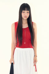 Lumi side shirring sleeveless