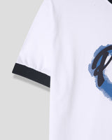Blue Heart Ringer T-Shirt