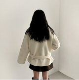 ポニーシックベルトダブルハイネックコート