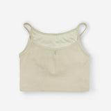 Tiam Crop Bra Top Beige