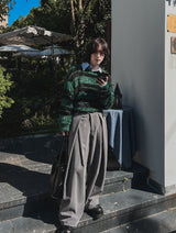 Light maxi wide slacks