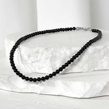 ss-stone necklace_black