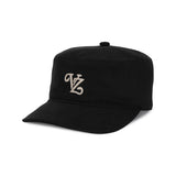 Leaf VZ Monogram Twill Pillbox Cap / Black