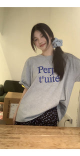 パルフェコットンルーズフィット半袖Tシャツ