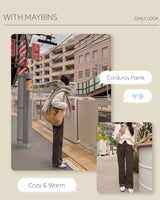 【MADE】Corduroy straight pants