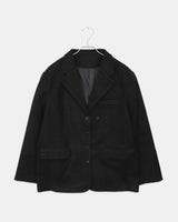 Leon Two-Button Collar Pocket Loose-Fit Blazer Jacket