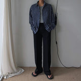 ASCLO College Linen Check Shirt (2color)