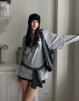 Etista dirty waffle layered long sleeves