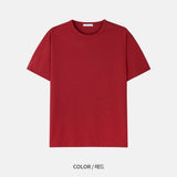 LMN モダンクラシックコットンクロップ半袖Tシャツ (5 colors)