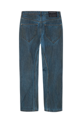 カーブドジッパーデニムパンツ (FOR UNISEX)
