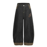 Leopard One Pocket Wide Pants