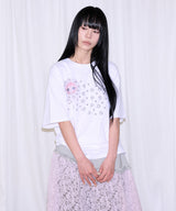 ロゼットアイレットTシャツ