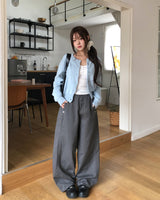 [U-BASIC] Loro Spring Round Cardigan