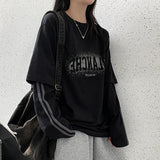 Resse Line Layered Long Sleeve T-Shirt