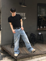 マイデンスタンダードフレアデニムパンツ 3C