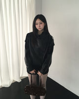 ハイネックレザージャケット