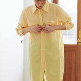 ダブルリップシャツワンピース (yellow)