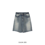 Milky Bermuda Denim Shorts