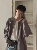 Tour Damage Overfit Cardigan