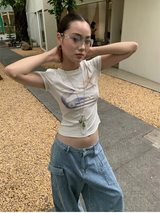 ヒトデビーズ ラウンド ショートスリーブ Tシャツ