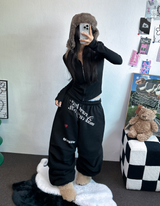 FUR PETIT SLIM HALF CROPPED ZIP-UP 🖤🩶🤍3COLOR