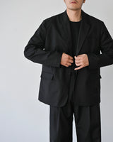 WIT SEMI OVERSIZE BLAZER BK 