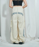 UNISEX デニムライン裏起毛パンツ