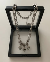3スカルネックレス/3 skull necklace