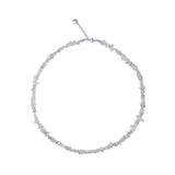 mini gemstone necklace (pink)